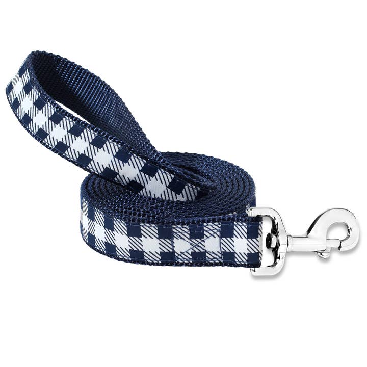 Dog & Me - Wholesale Pet Leash - Dog - Picnic Plaid (Navy) - Dog Leash