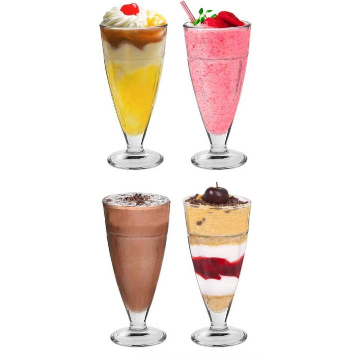 Rinkit Ltd - Wholesale Drinking Glass/Cup - Argon Tableware Knickerbocker Glory Dessert Sundae Glass
