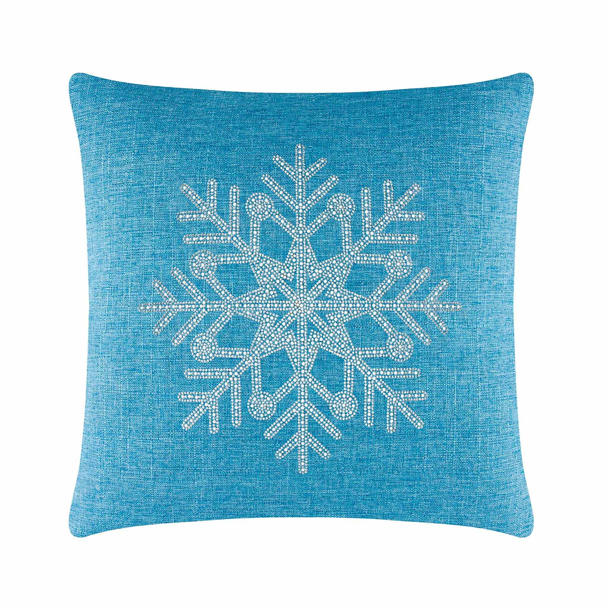 Sparkles Home - Wholesale Throw/Decorative Pillow - Rhinestone Snowflake Pillow21
