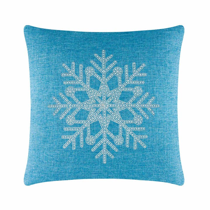 Sparkles Home - Wholesale Throw/Decorative Pillow - Rhinestone Snowflake Pillow21