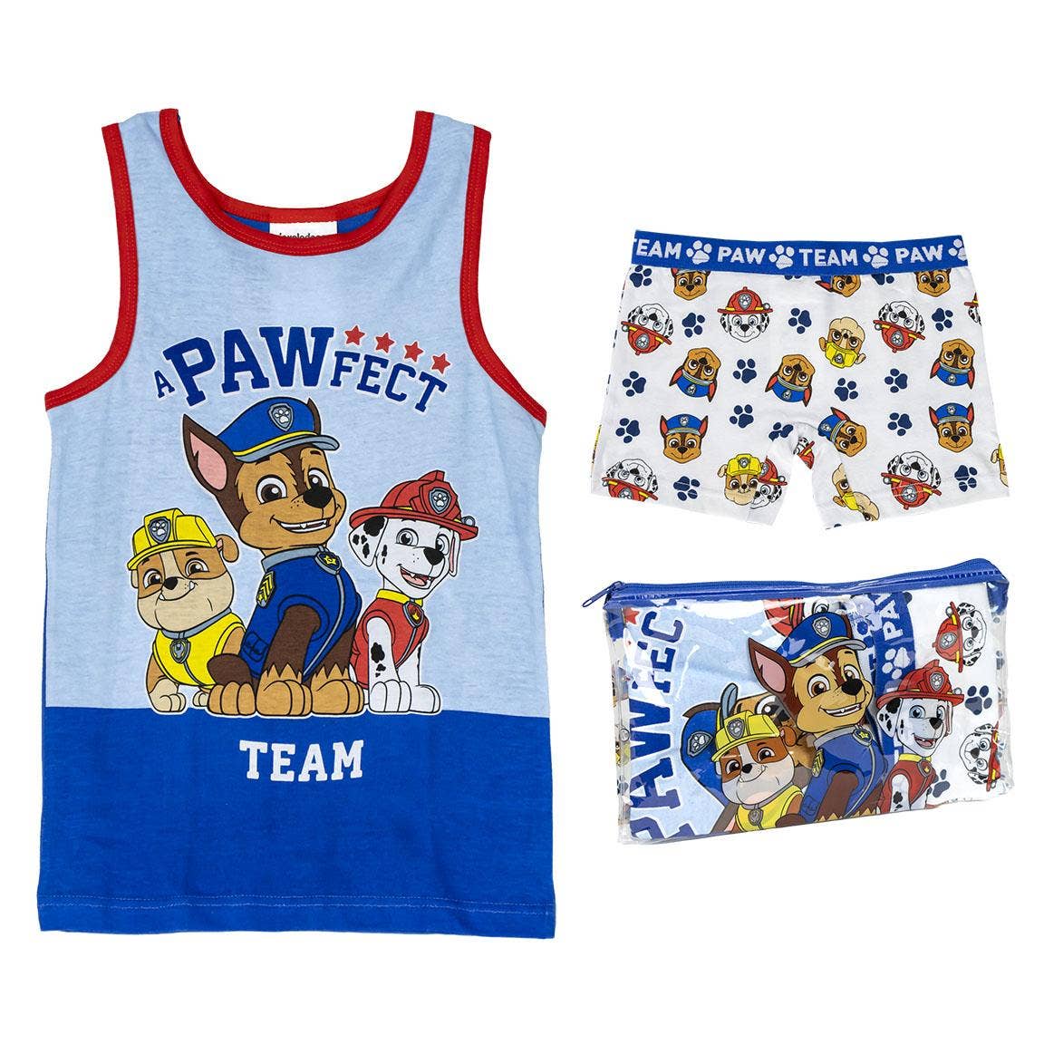 Mastoys, S.L. - Wholesale Sleepwear Set - Kids - PAJAMAS SUSPENDERS PAW PATROL TOILETRY BAG - 29000021780