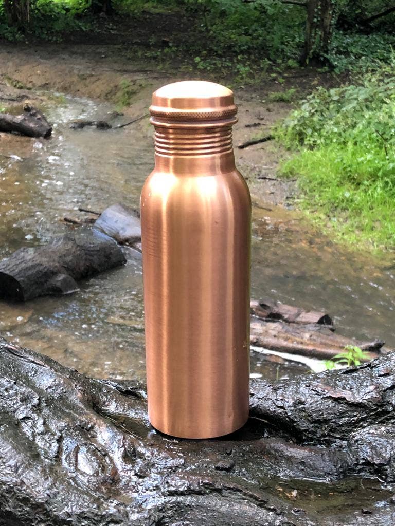 El'Cobre-Ecozonelifestyle – wholesale Water bottle – Elegant Plain Copper Water Bottle Matt - 700ML4