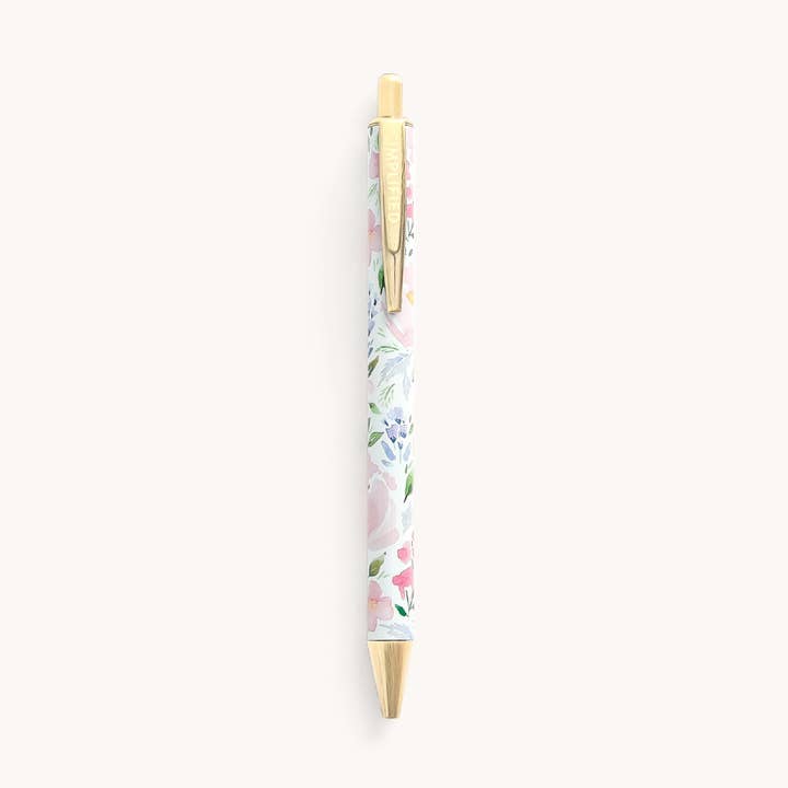 Click Pen - Cottage Floral for wholesale by Simplified by Emily Ley
