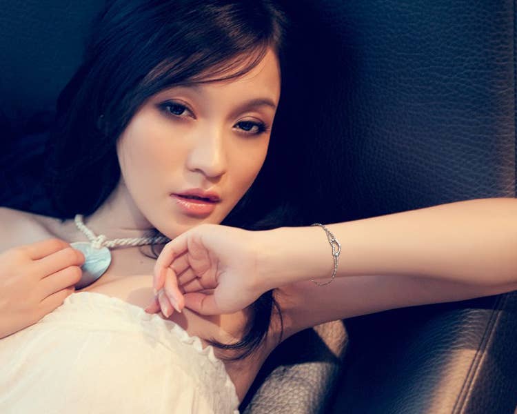 Gemscape UK - Vente Bracelets maillon et chaîne - Bracelet en argent en forme de cœur - Crochet ajustable, accessoire2