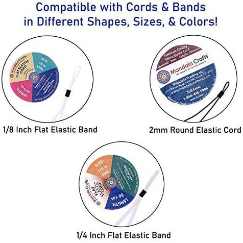 Mandala Crafts – wholesale Craft supplies – Mandala Crafts Mask Adjuster Elastic Cord Lock Tightener Clip Toggle Buckle for Adult Children Face Mask Adjustable Ear Loop Drawstring Pack of 2005