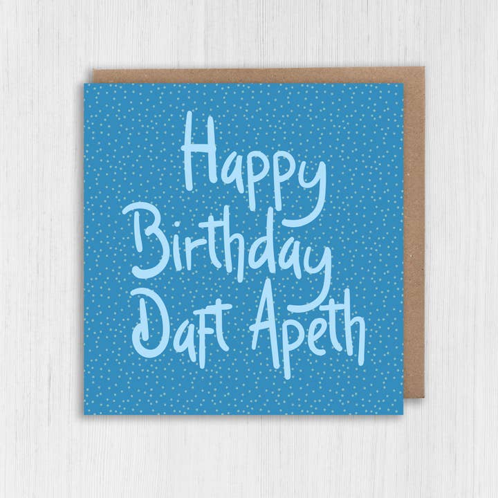 Prints With Personality – wholesale Birthday card – Yorkshire birthday card: Happy Birthday Daft Apeth