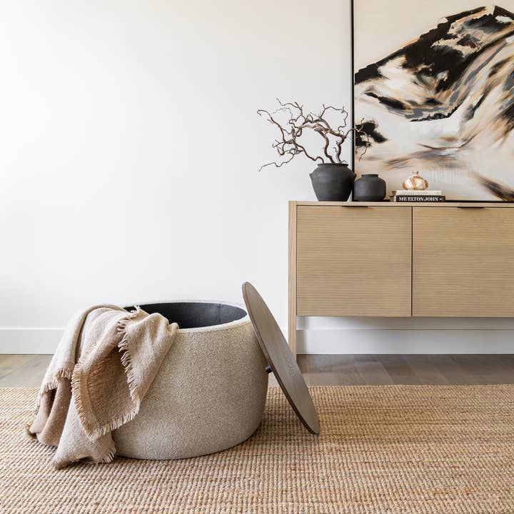Style In Form - Vente Repose-pieds - Pouf de rangement en frêne7