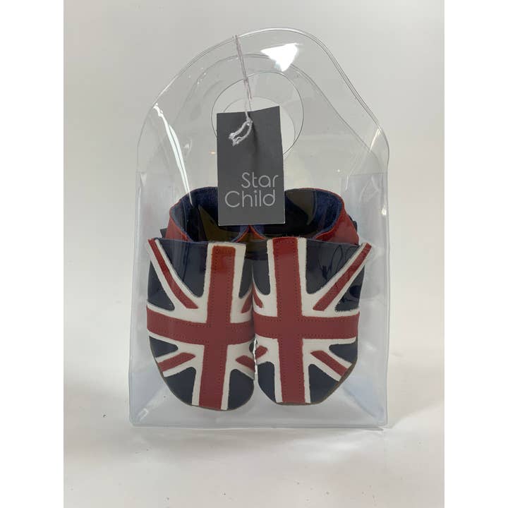 Follow Curiosity – wholesale Cot shoes – Baby – Polka Dot Choc. Starchild soft leather spotty baby shoes3