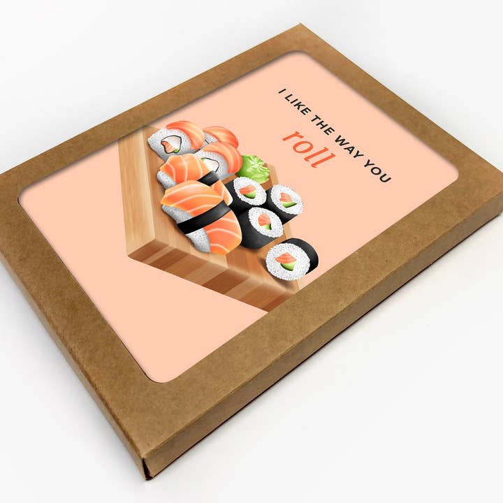 Ich mag die Art und Weise, wie du würfst Wortspiel Anerkennungskarten Set von 10 für den Großhandel von RachIllustrate