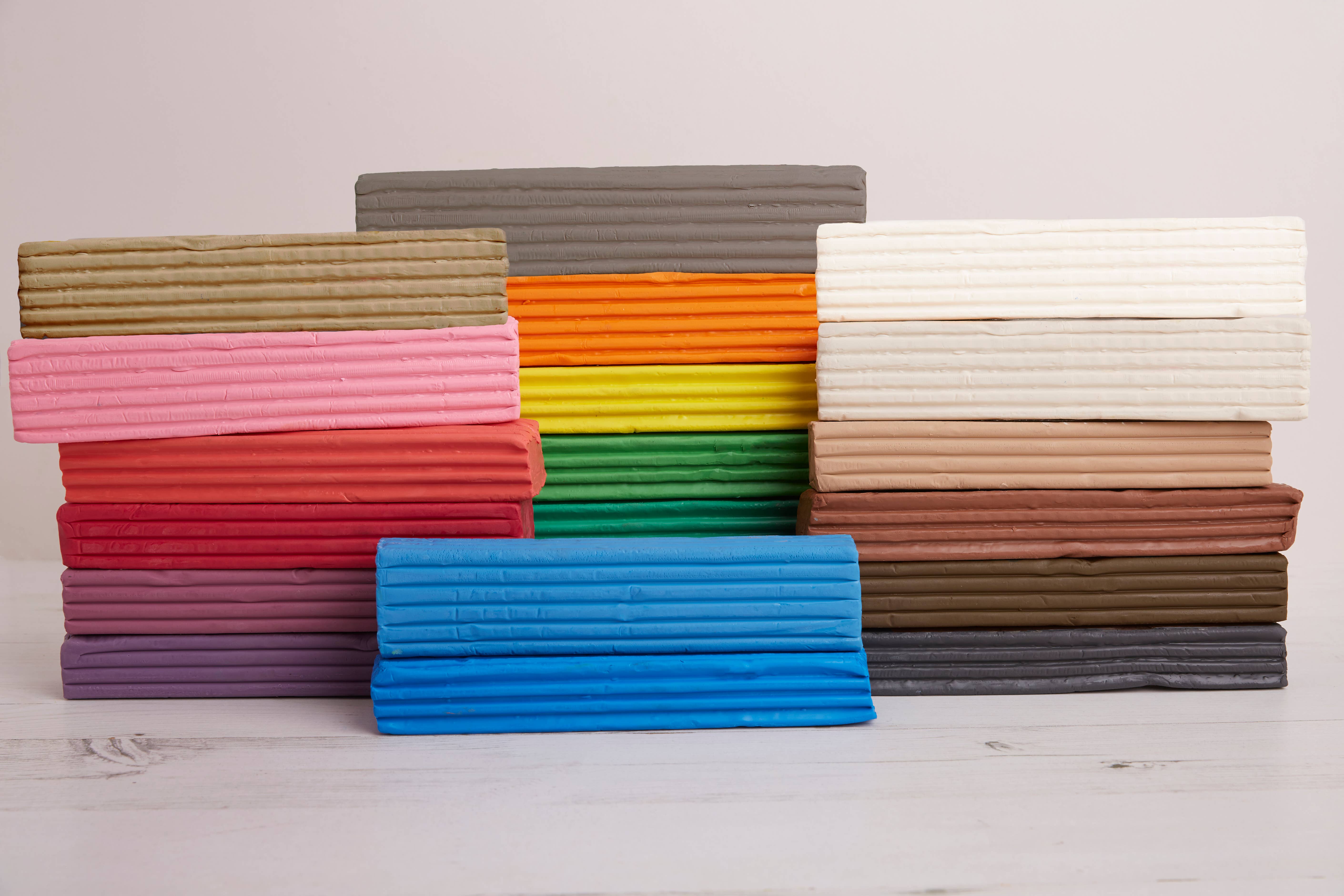 West Design Products – Plasticina - Crianças por atacado – Argila Cor Scola - Branco - 500g6