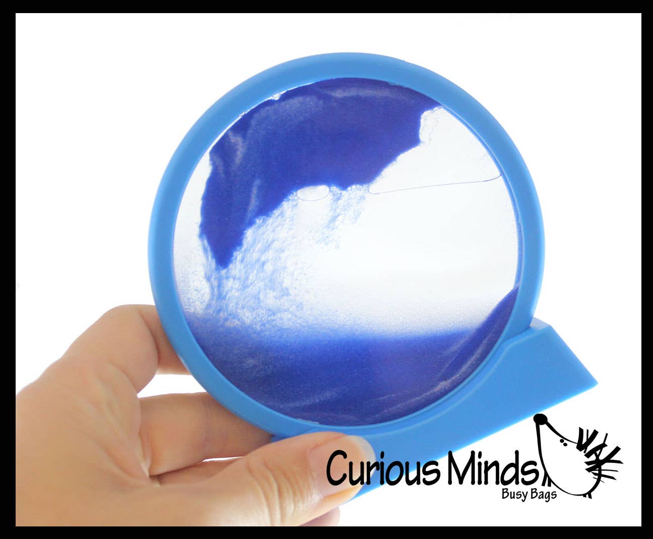 Curious Minds Toys - Vente Fidget/jouet anti-stress – enfant - 1 Paysages de sable - Sable en mouvement - Bureau apaisant, sensoriel, magasin5