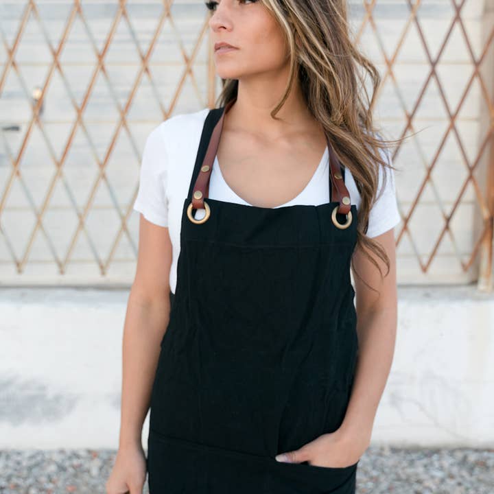 Chef's Satchel – wholesale Apron – Handmade Ash Linen Apron