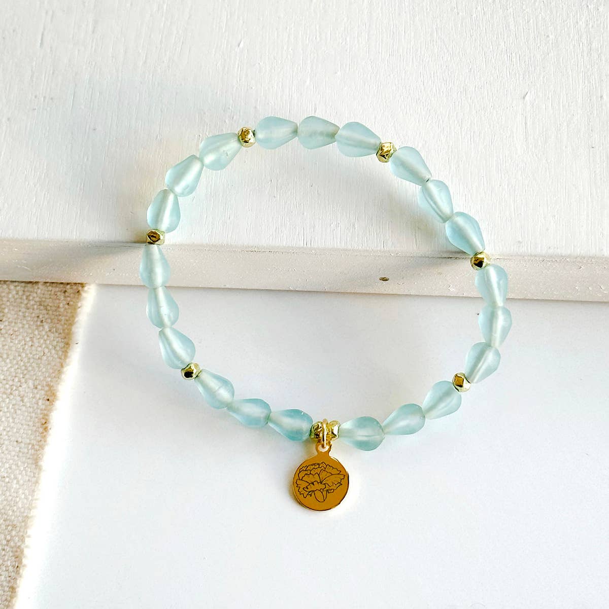 WorldFinds - Wholesale Charm/Dangle Bracelet - January • Birth Flower Bracelet3