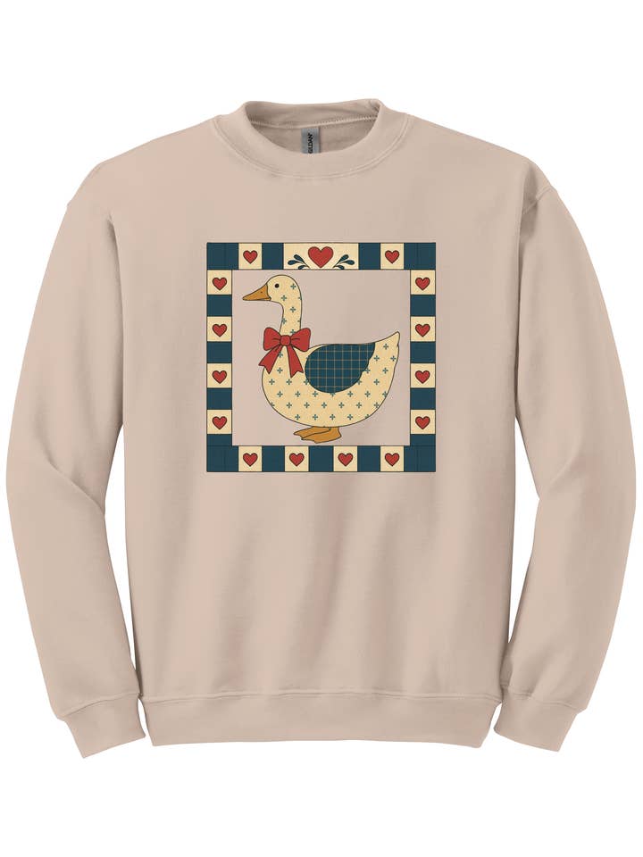 Thrifted Goose Graphic Sweatshirt for wholesale by Salty Babe Threads