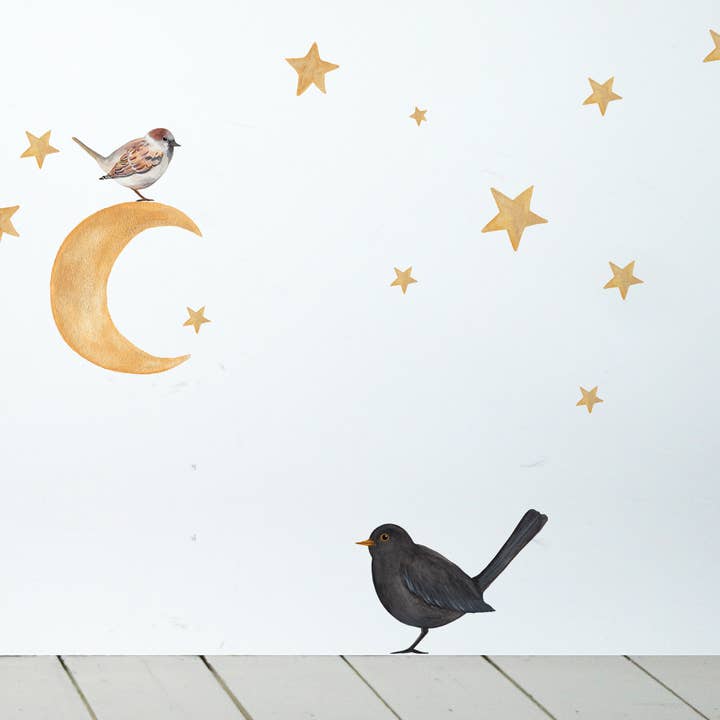 Vægoverføringsbillede Merel for engroshandel hos Lotte Drouen