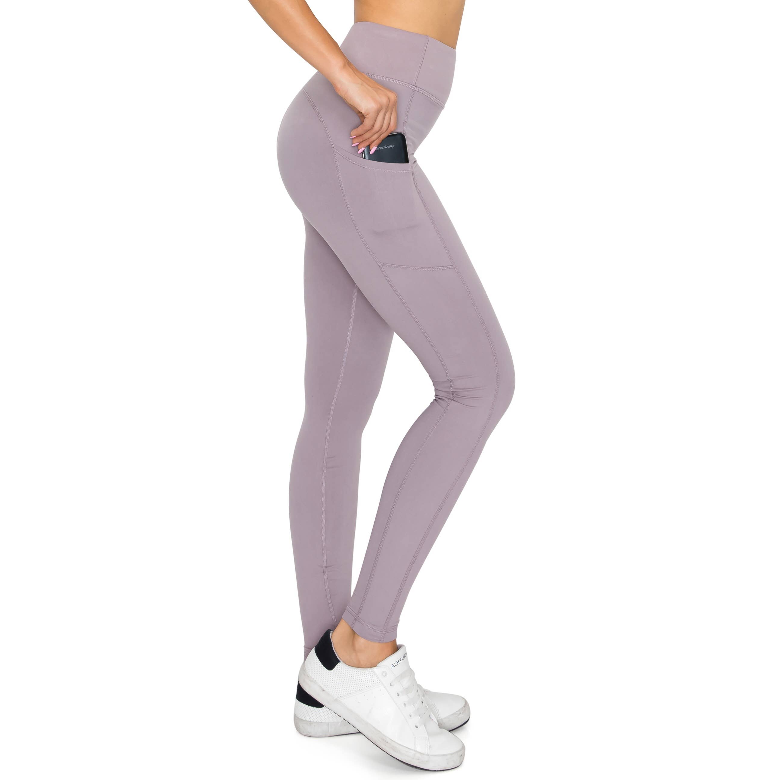 Leggings Depot - Venta al por mayor Leggings deportivos/cómodos - Mujer -  Leggins deportivos de cintura alta - Bolsillos laterales12