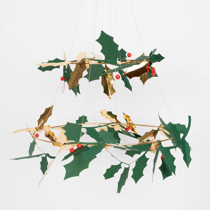 Meri Meri – wholesale Christmas decoration – Holly Chandelier