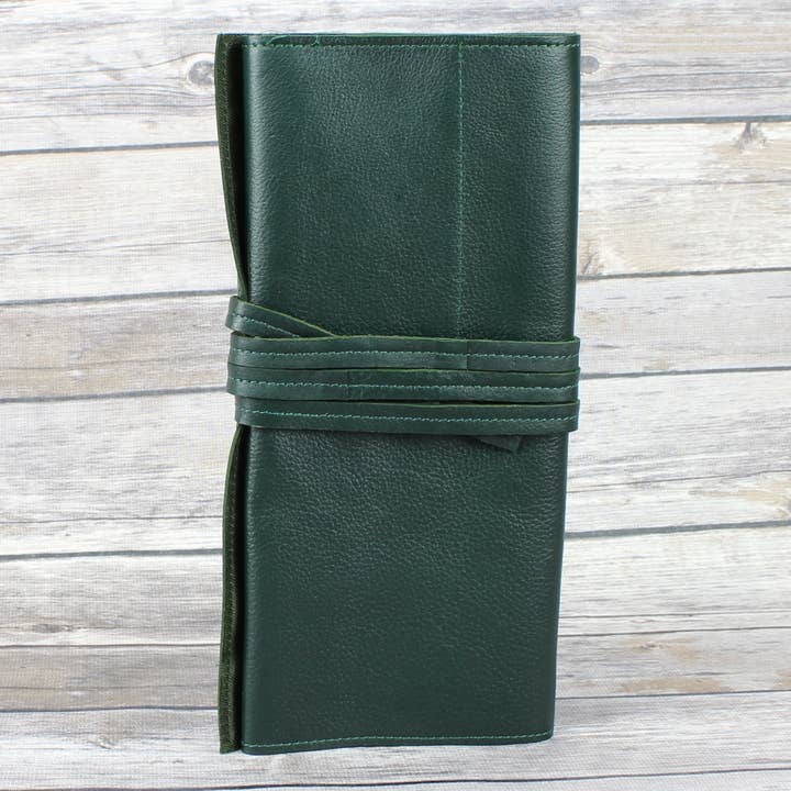 Leather Impressions Inc - Wholesale Cord Holder - Leather Roll up Cord Keeper Wrap Around Tech Case23