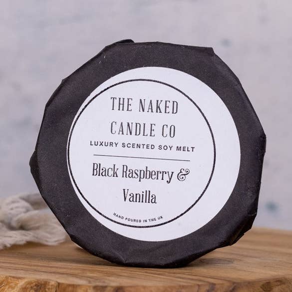 Wax Melt - Schwarze Himbeere & Vanille für den Großhandel von The Naked Candle Co