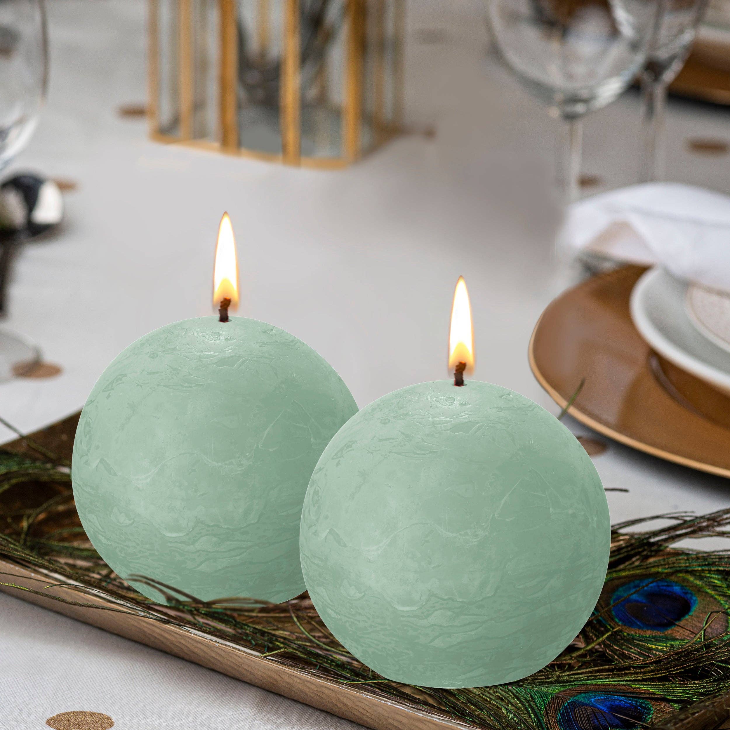 BOLSIUS – Velas de decoração por atacado – 6 Velas rústicas 3" - Inperfuted - Natural - Eco-Friendly - Cera Plant-Based - **Vendido Individualmente200