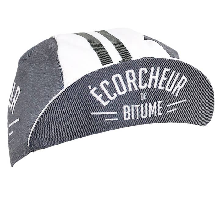 Vera Cycling - Wholesale Flat Brim Cap - Unisex - "Ecorcheur de Bitume" cycling cap3