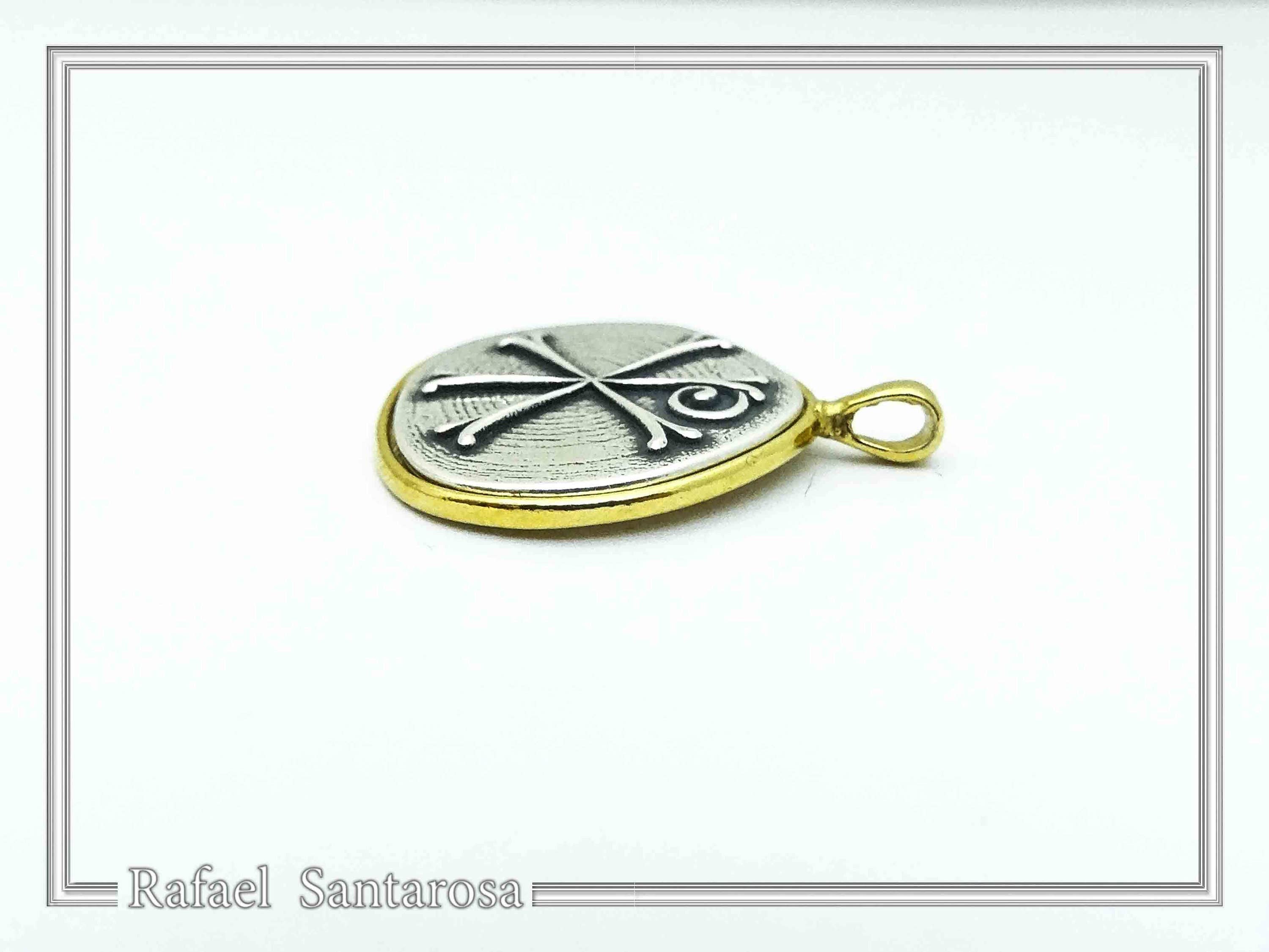 RAFAEL SANTAROSA - Venta al por mayor Collares con colgantes/abalorios - Colgante de protección talismán cristiano Jesucristo6