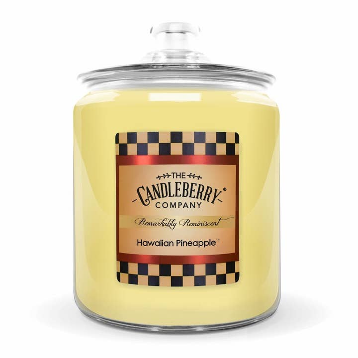 Hawaiian Pineapple™, 4 - Wick, Cookie Jar Candle for wholesale by The Candleberry Candle Company