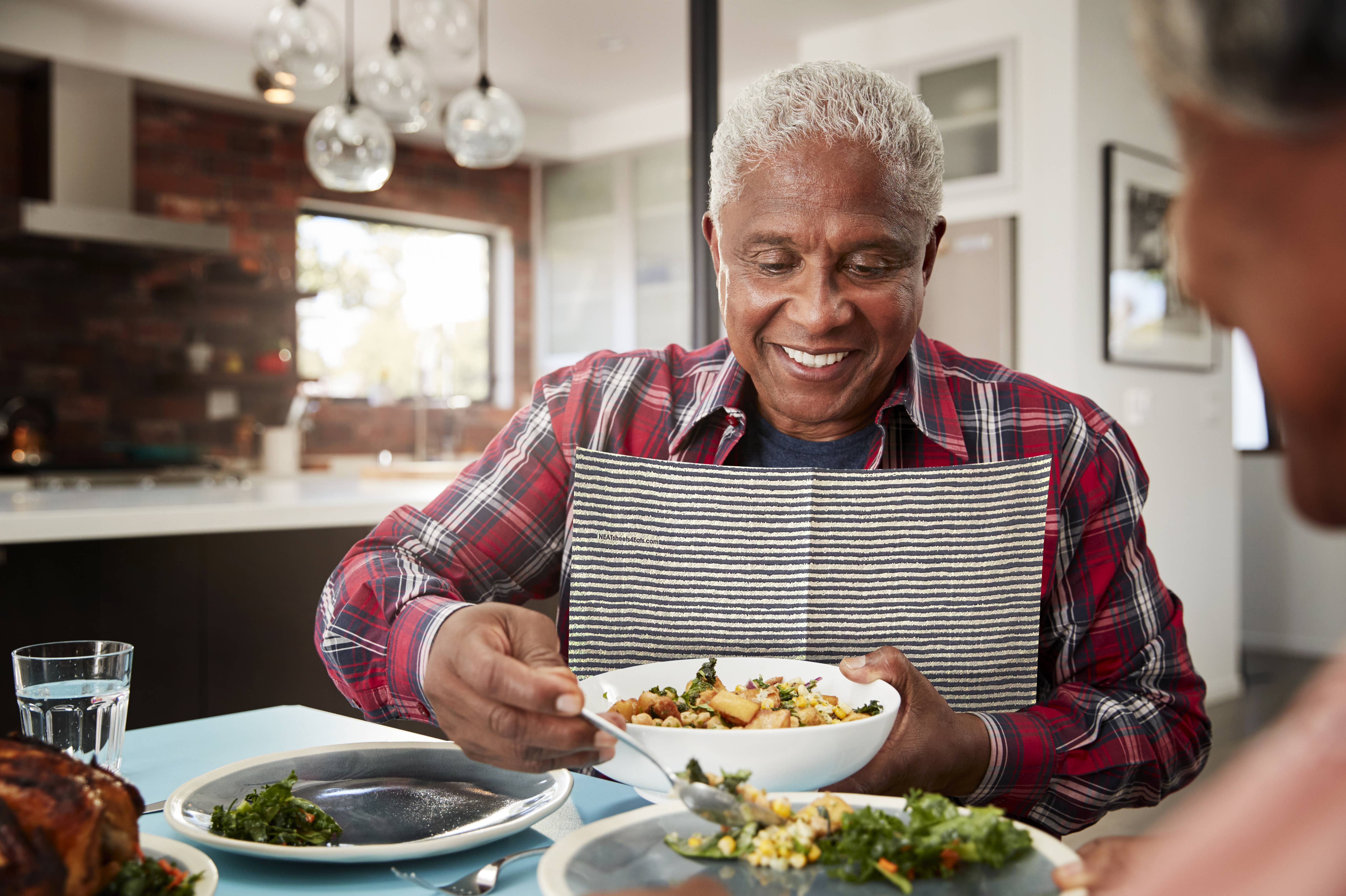 NEATGOODS, LLC. - Wholesale Disposable Napkin - Stylish Disposable Adhesive Napkins/Bibs | 100-Count Box6