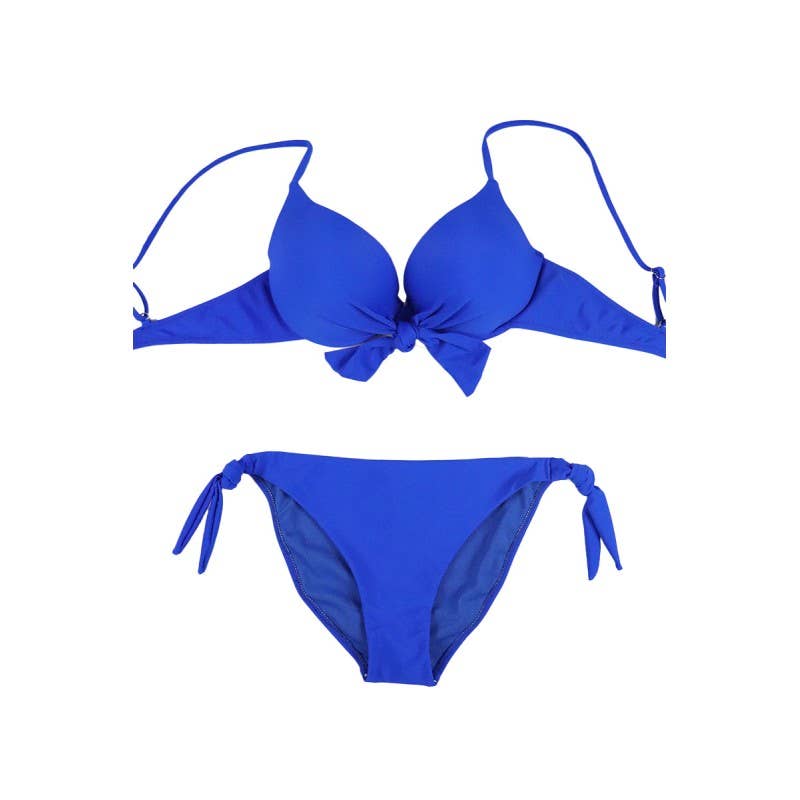 Belle Com'Elle - Wholesale Two Piece Swimsuit - Women's - Padded Bikini Swimsuit with Knot / SY221015