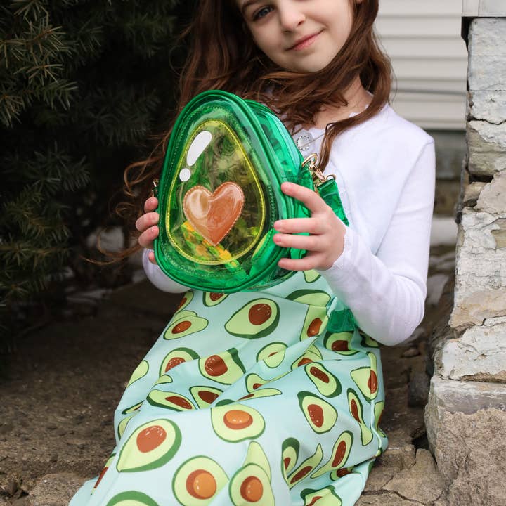Bewaltz - Wholesale Crossbody bag – kids - Jelly Fruit Handbag - Avocado 🥑4