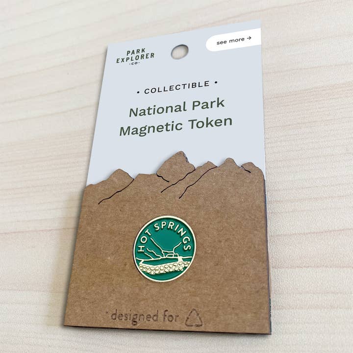 Hot Springs National Park Enamel Magnet for wholesale by Park Explorer Co.