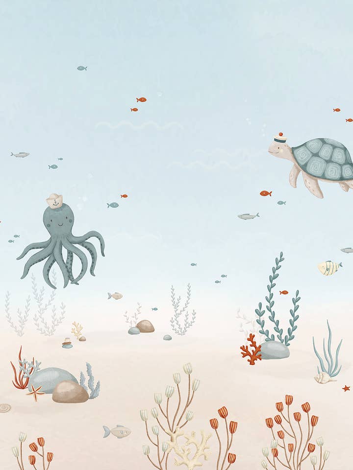 BEHANG DECOR (2MX248CM) - ZEEBODEM voor wholesale door LILIPINSO