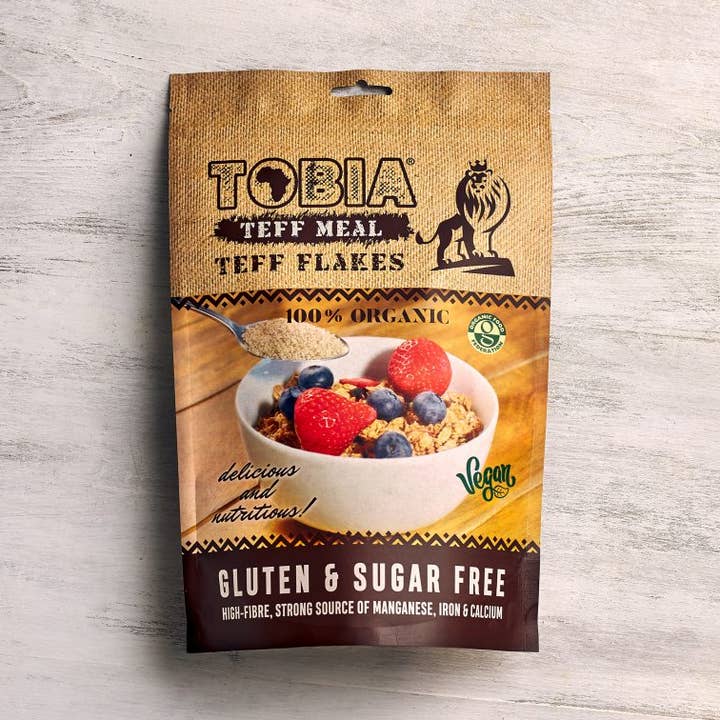 Tobia Organic Teff Flakes for wholesale by Tobia Teff
