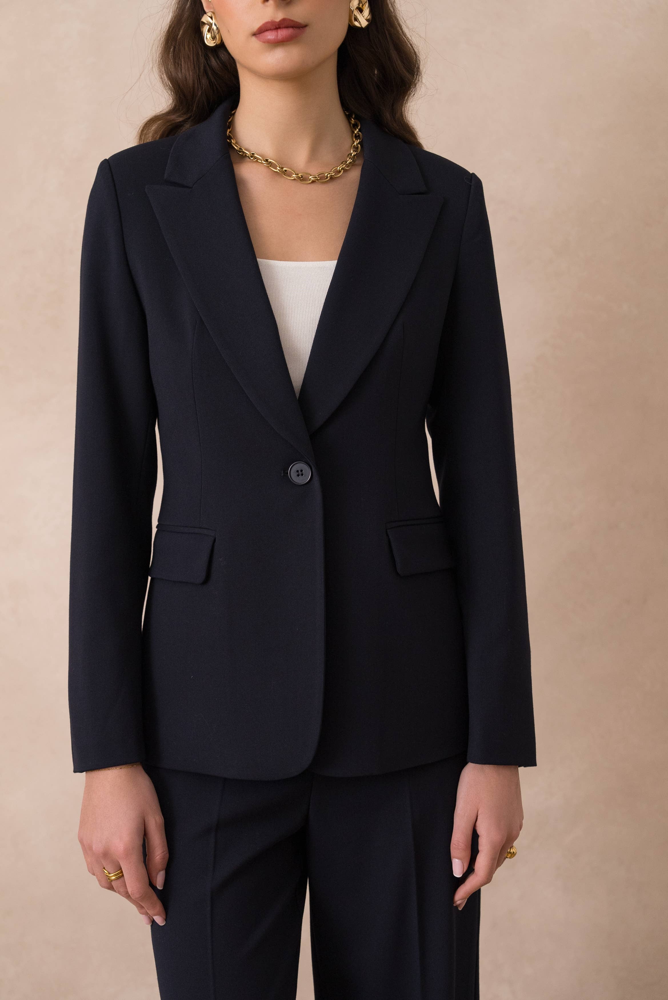 Attentif Paris – wholesale Kostymjacka – Dam – Heather figursydd kavaj för dam49