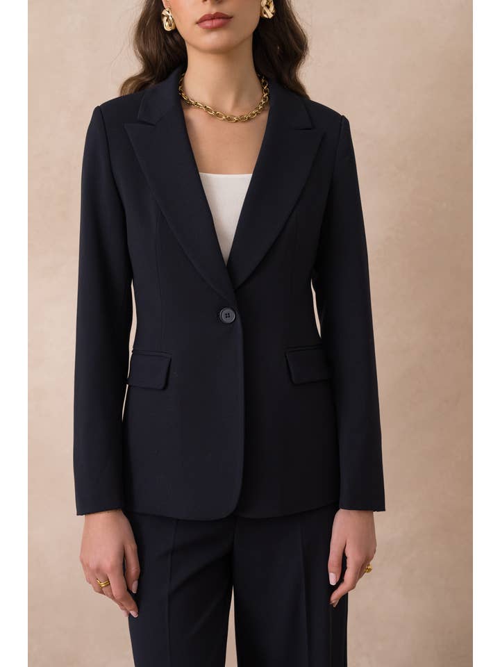 Attentif Paris – wholesale Kostymjacka – Dam – Heather figursydd kavaj för dam49