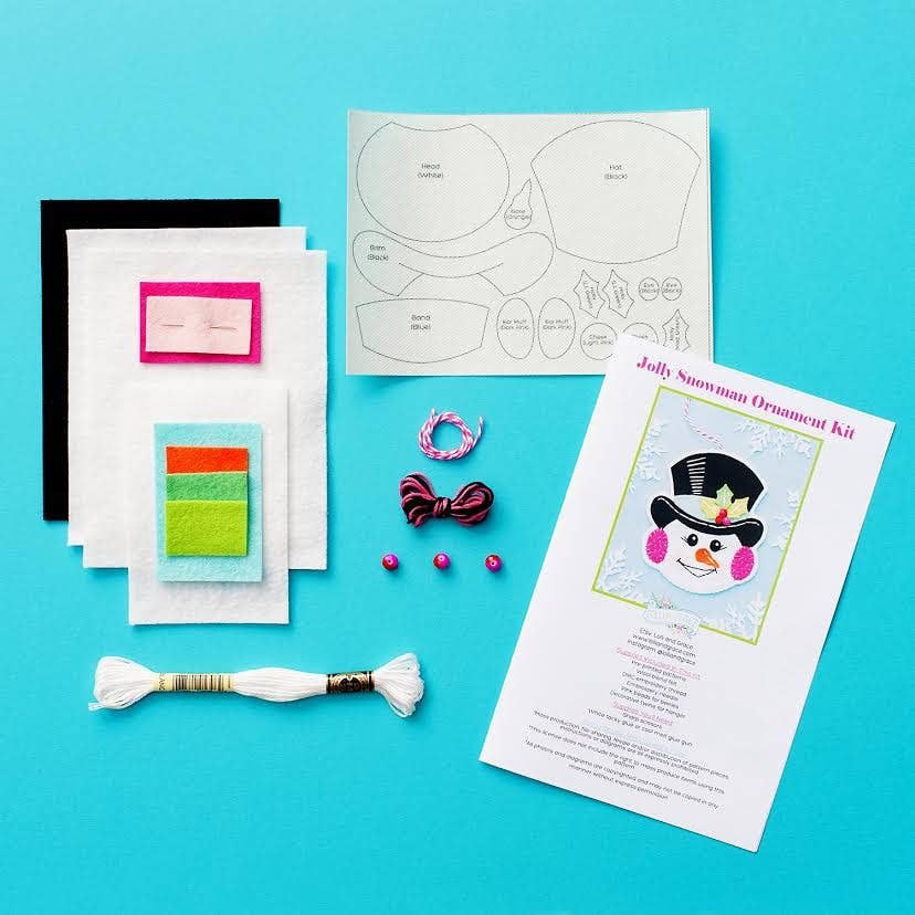 Benzie Design - Wholesale DIY Craft Kit - Snowman Ornament Kit1