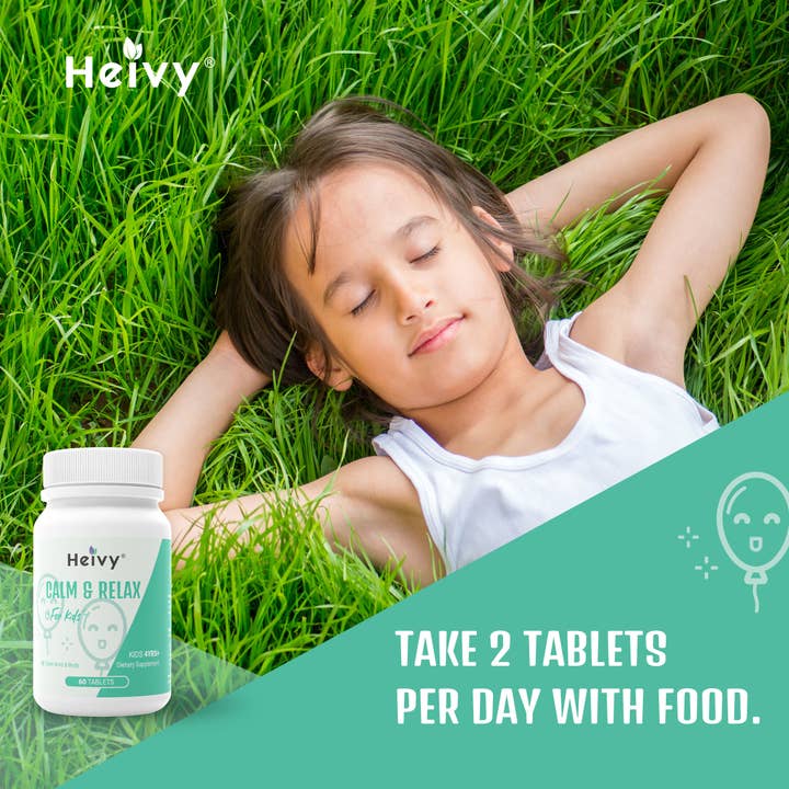 Heivy - Wholesale Oral Supplement/Vitamin - Heivy Calm and Relax Supplement for Kids