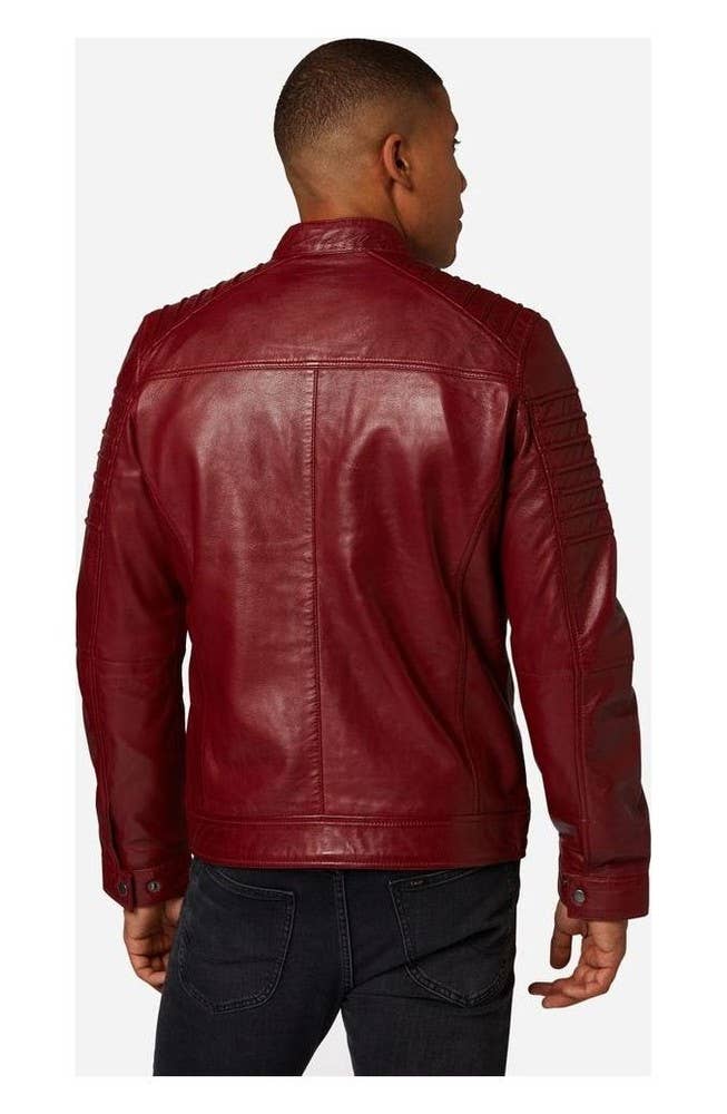 Ricano - Wholesale Leather Jacket - Men's - Men's leather jacket 12815 - premium lamb leather11