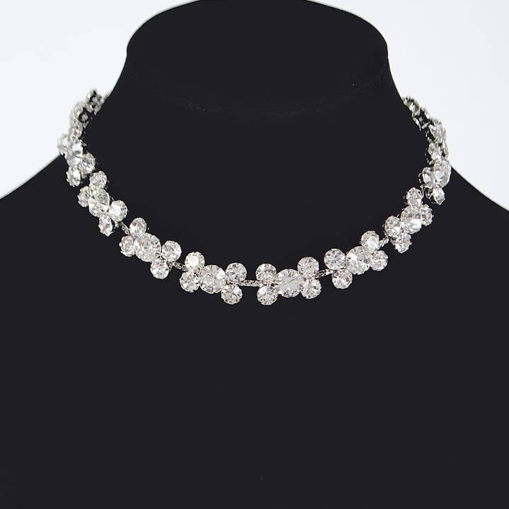 Collana con strass per la vendita all'ingrosso da parte di 3AM BY H&D ACCESSORIES