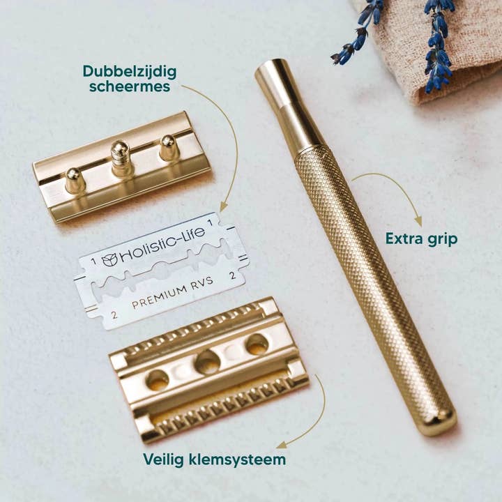 holistic-life - Wholesale Razor - Safety Razor Rose Gold6