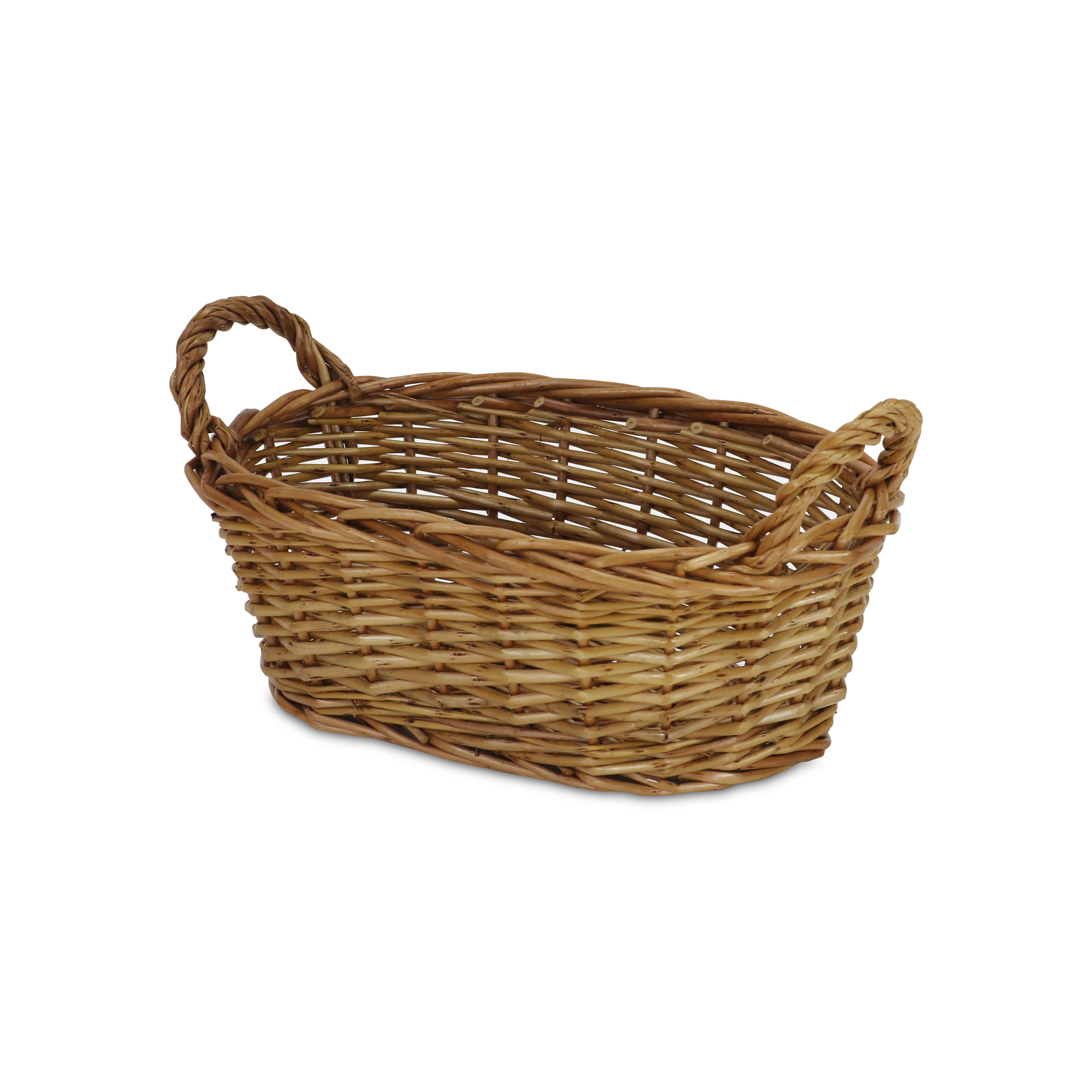 Cheungs Home Decor - Wholesale Food Gift Basket - Argiun Oval Brown Serving Basket4