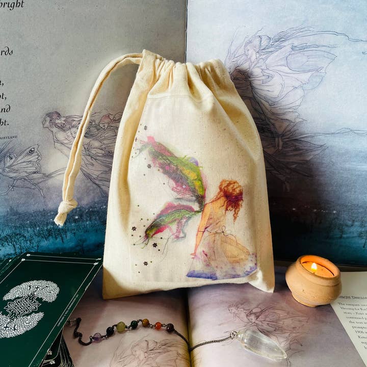 FreeRangeFaeries - Wholesale Pouch - Women's - Fabric Faerie Tarot Pouch 2