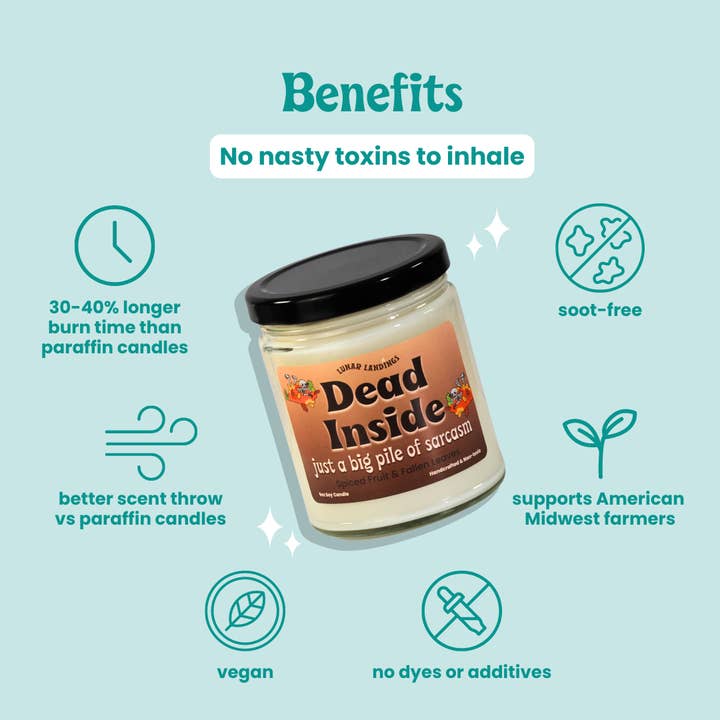 Lunar Landings - Vente Bougie en bocal - Bougie de soja Fallen Leaves5