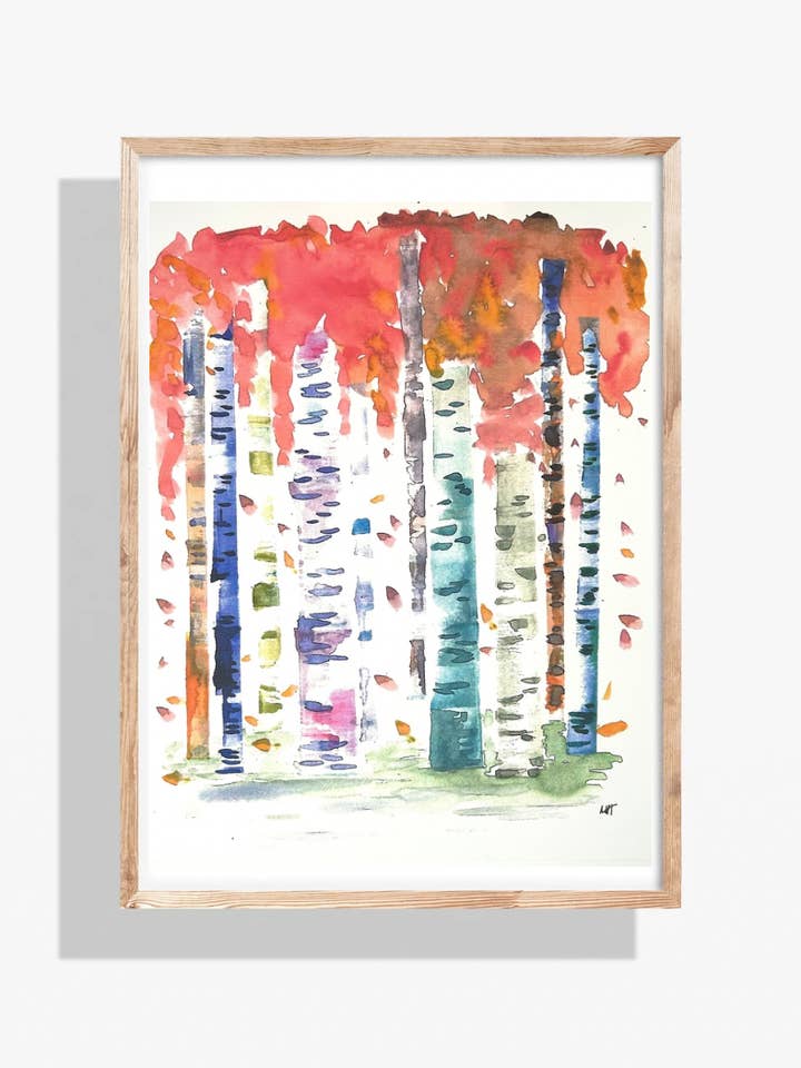 "Birch Trees" for wholesale by One Light Studio
