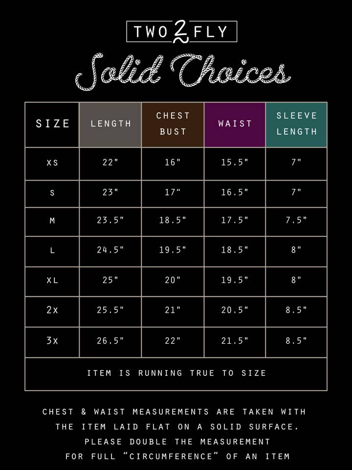 2 Fly Co - Wholesale T-Shirt - Women's - SOLID CHOICE *MIDNIGHT