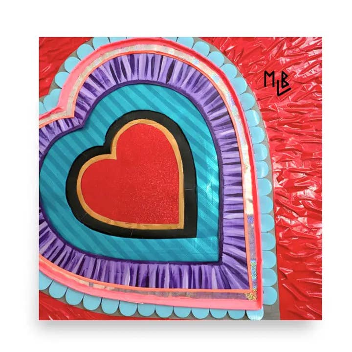 Affiche Cœur pour la vente par MLB Artist