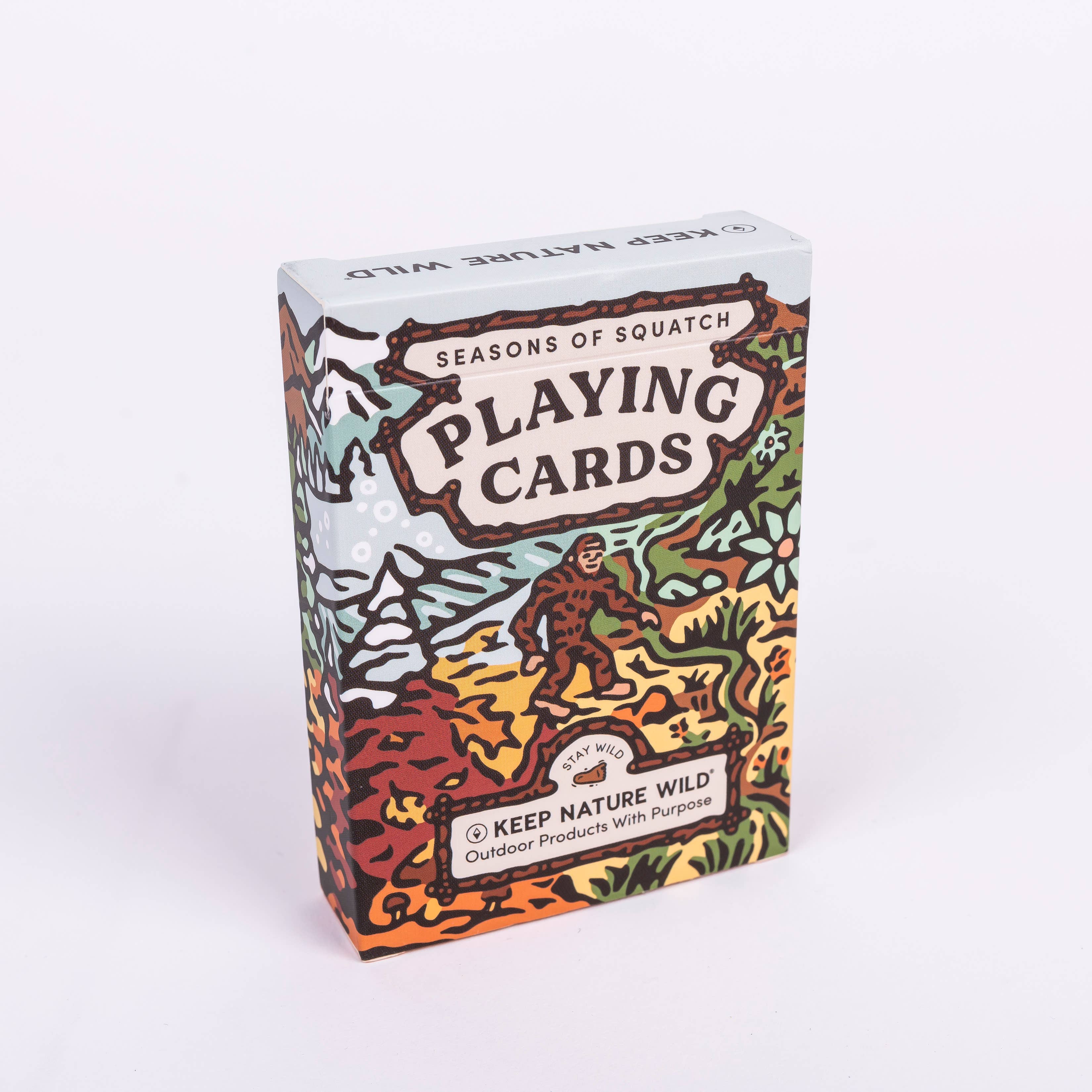 Keep Nature Wild - Vente Jeu de cartes - Cartes à jouer Seasons of Squatch9