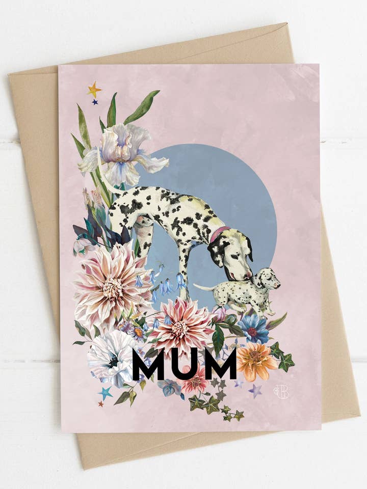 Tarjeta de felicitación Just Like Mum para venta al por mayor de Bear and Bloom