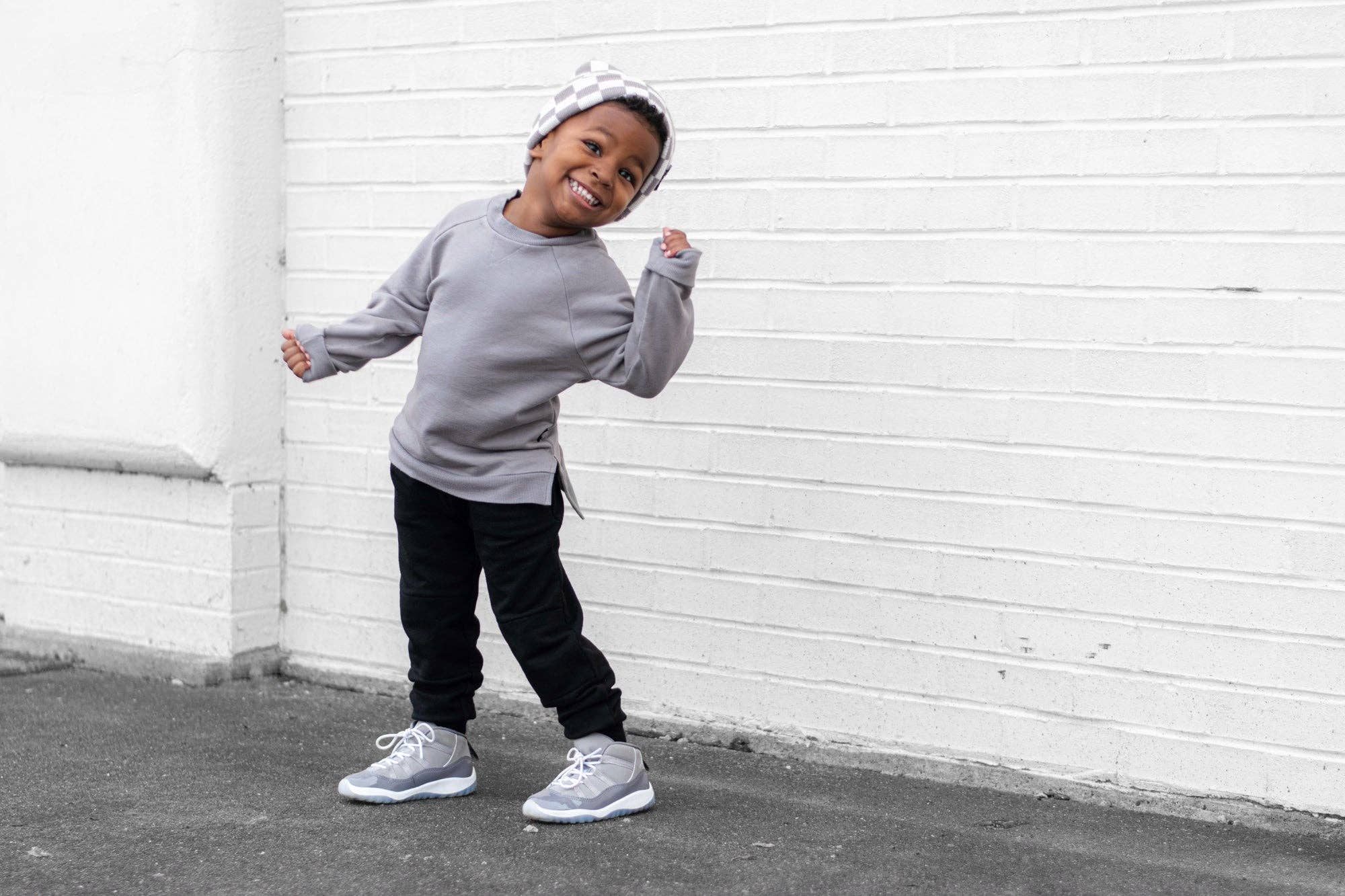 millie + roo LLC - Wholesale Lounge Sweatpants/Joggers - Kids - JOGGERS- Black Bamboo French Terry2