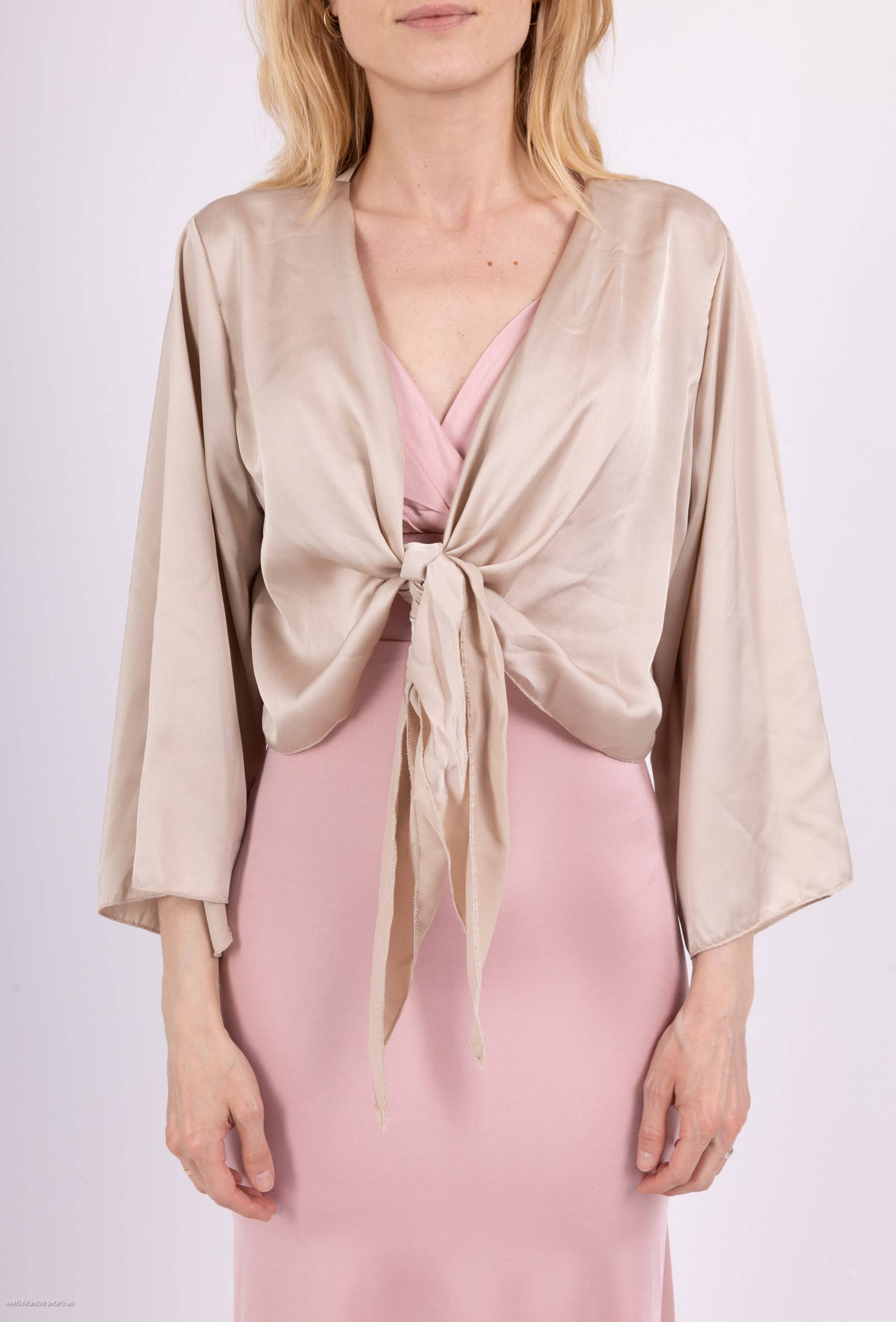 Marie June - Wholesale Jacket - Women's - Satin bolero jacket - E224